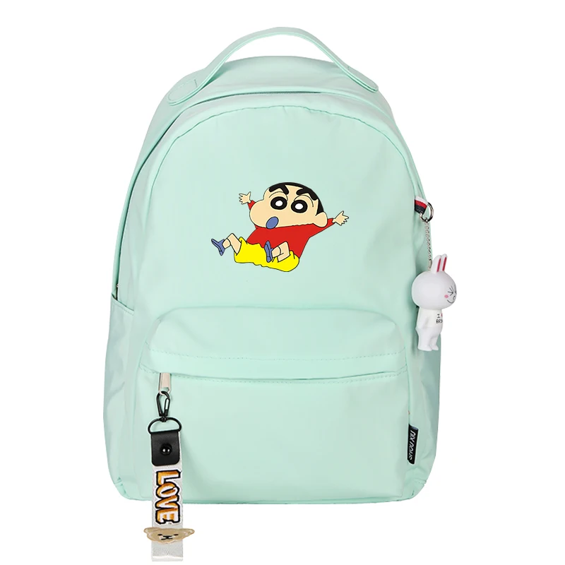 Crayon shin-chan impressão mochila kawaii crianças sacos