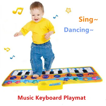 

Baby Children Game Blanket Music Keyboard Play Mat Funny Music Mat Educational Piano Musical Touch Play Singing Blanket Rug