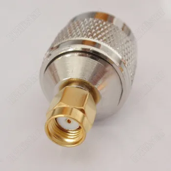 

50 Pieces RP-SMA Plug Male (female pin) to N-Type Plug male Adapter Coaxial Cable Connector