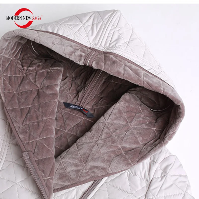 MODERN NEW SAGA 2019 New Autumn Collection Womens Short Jacket Female Hooded Jacket Warm Parkas Office Lady Casual Jackets