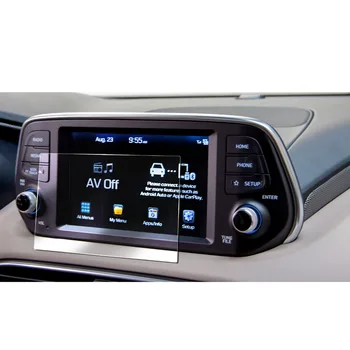 

RUIYA screen protector for Santa Fe 7inch car gps navigation touch center display,9H tempered glass screen protective film