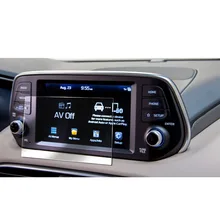 RUIYA закаленное стекло экран протектор для Santa Fe 7 дюймов автомобиля gps навигации экран, закаленное стекло 9h защитная пленка
