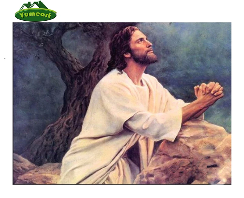 

Diamond Mosaic Christianity Religion Icon Diamond Painting Cross Stitch Full Diamond Embroidery Needlework Jesus Thinking
