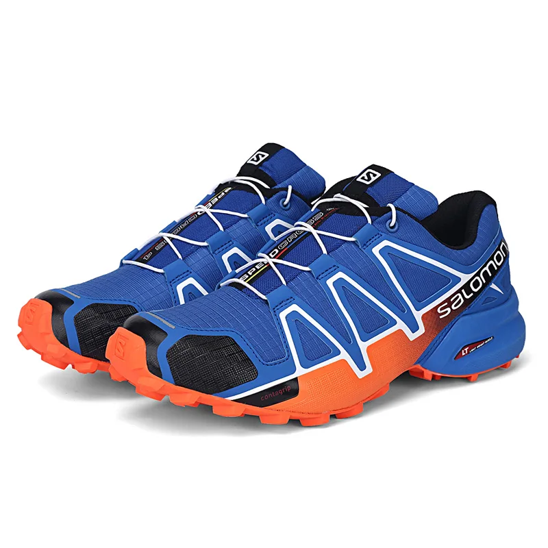 

Salomon Men's Speedcross 4 CS Running Trail Shoes & Spare Quicklace Kit Bundle Trail Jogging Shoes Big Size 40-48