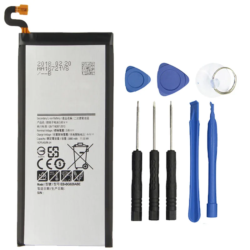

Original EB-BG928ABE Battery For Samsung Galaxy S6 Edge Plus Battery G928 G928F G928G G928T G928A G928I G928S 3000mAh Battery