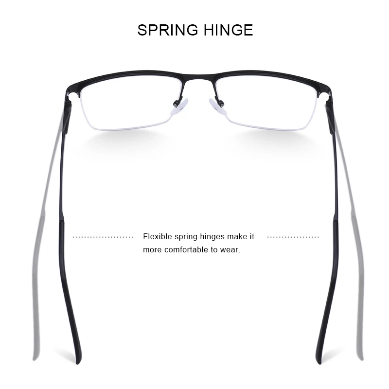 Skup MERRYS DESIGN mężczyźni tytanowa ramka do okularów Ultralight kwadratowe oczka krótkowzroczność okulary korekcyjne męskie pół oprawki optyczne S2014