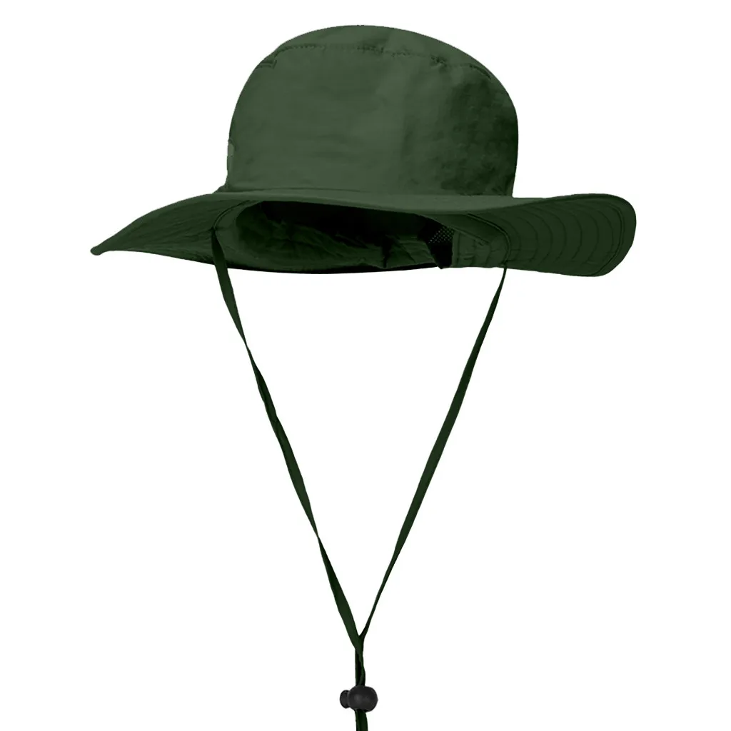 Для мужчин Для женщин рыбалка ВС Boonie Hat Лето Защита от ультрафиолета Открытый широкими полями складной дышащая солнцезащитная Кепка с