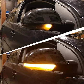 

Black Dynamic Blinker Turn Signal Led For Vw Golf 5 Gti Variant Jetta Mk5 Passat B5.5 B6 Plus Gt Sharan Eos Superb Mirror Light
