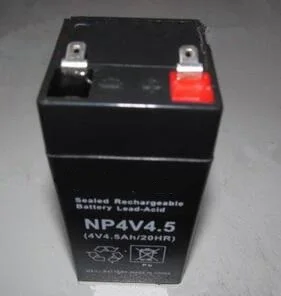 

Free shipping 1pcs 4V 4.5Ah lead acid battery rechargeable battery Emergency light electronics said the battery