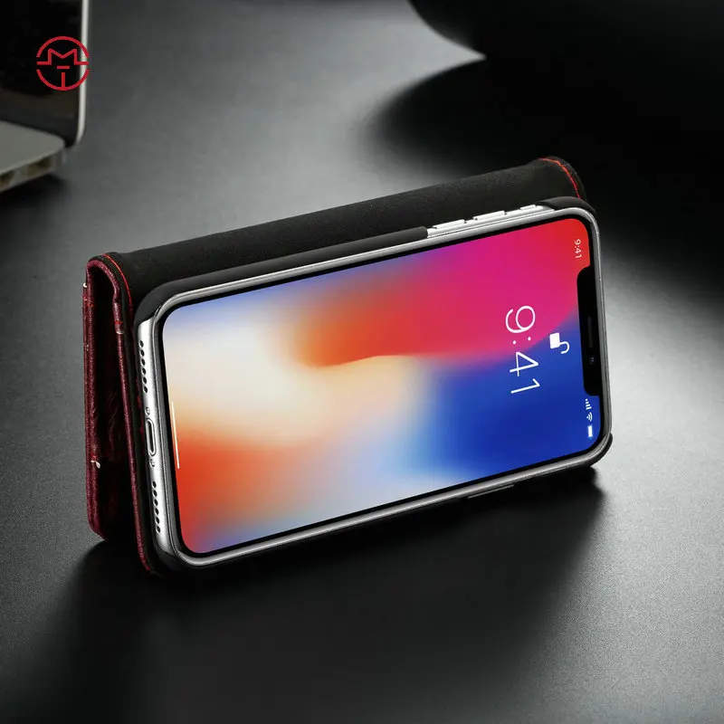 Чехол CaseMe для Apple Iphone X 6 S 7 8 Plus 5s SE, роскошный, кожаный, в деловом стиле, винтажная сумка для телефона Iphone X XS Max XR