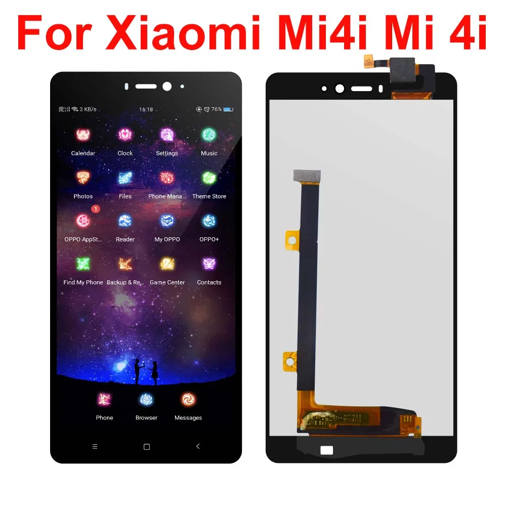Для Xiaomi Mi4i Mi 4i ЖК-экран ЖК-дисплей панель сенсорный экран дигитайзер стекло M4i LCD