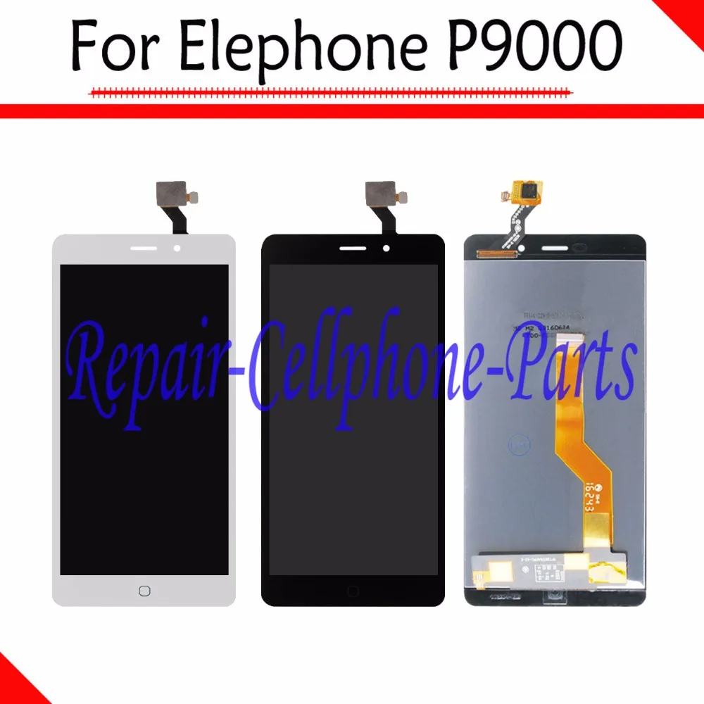 

100% New Full LCD DIsplay + Touch Screen Digitizer Assembly Replacement For Elephone P9000 / P9000 Lite Tracking Number
