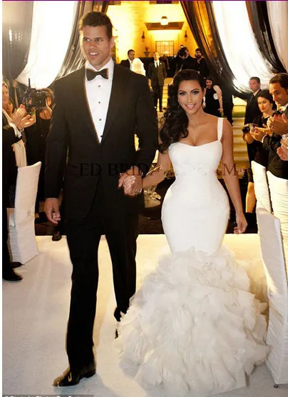 Kim Kardashian S Wedding Dress Vestidos Lace Mermaid Kim Kardashian S Wedding Dress Vestidos Lace Mermaid Celebrity Cakes