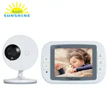 3,5 дюйм цвет LCD беспроводной цифровой видео детский спальный монитор с 4 колыбельными ночным видением контроль температуры US/EU Plug