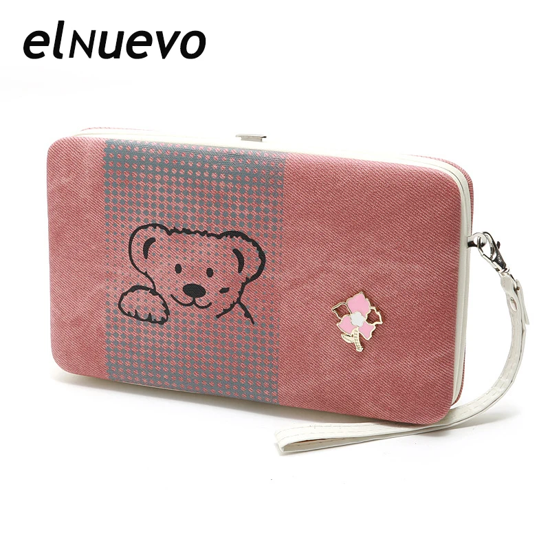 

Soft Leather Women Wallets Zipper Fashion Women Purse Frosted Coin Purse Money Bag Card Holders Phone Pocket Women Handbags 2019