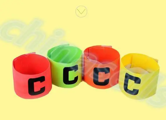 Футбольная Гибкая Спортивная Регулируемая повязка для игрока флуоресцентная на