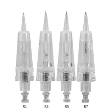 10 шт. татуировки роторные иглы картриджи Одноразовые стерилизованные микроиглы Перманентный макияж ручка наконечник Сменная головка R1 R3 R5 R7