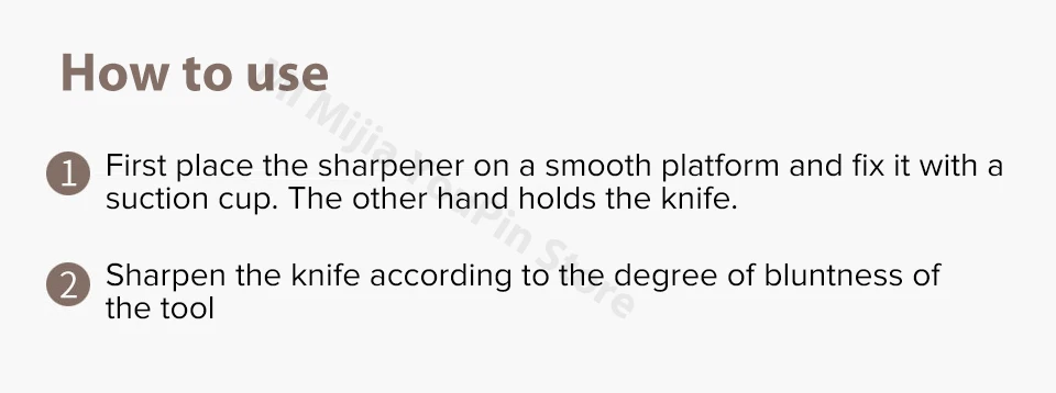Xiaomi Mijia Huohou Knife Sharpener 2 Stages Kitchen Sharpening Stone Grinder knives Whetstone Sharpener Tool for Kitchen Knife (10)