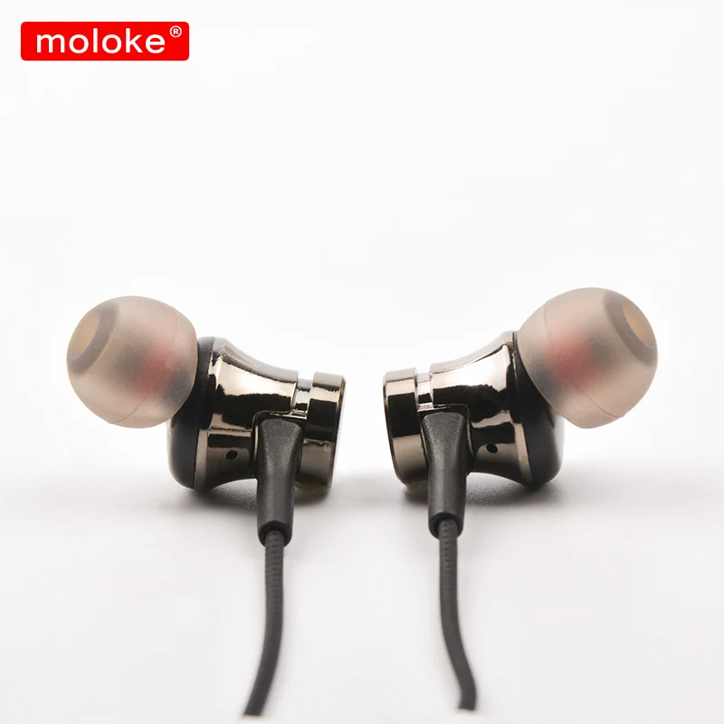 

moloke Sports Earphone With Microphone 3.5mm In-Ear Stereo Earbuds Headset For Computer Cell Phone MP3 Music