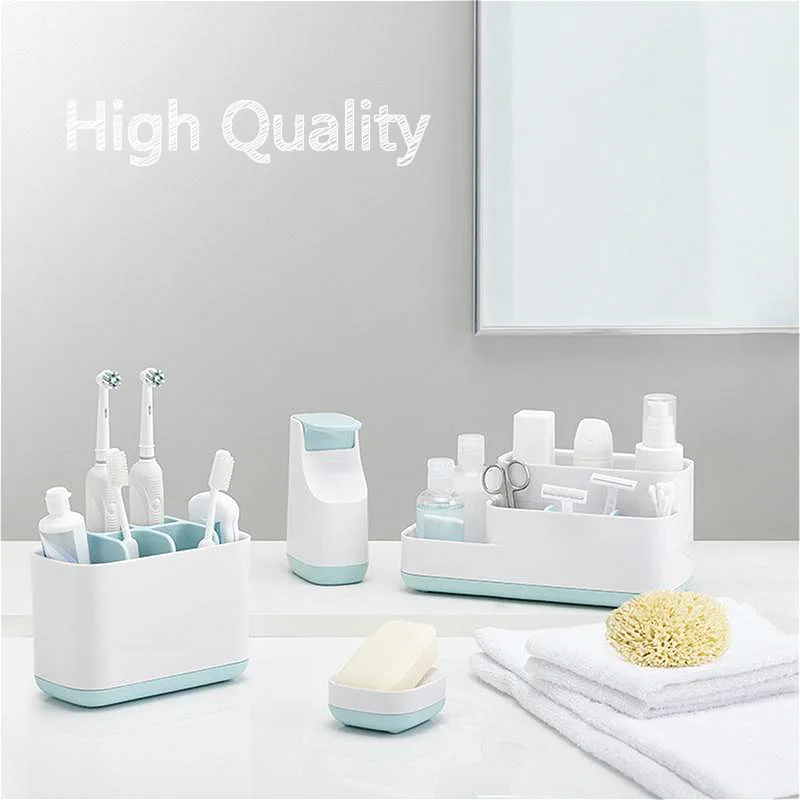 

Creative Makeup Storage Storage Box Toothbrush Toothpaste Box Shampoo Bath Dispenser Soap Container Bottle Bathroom Accessories