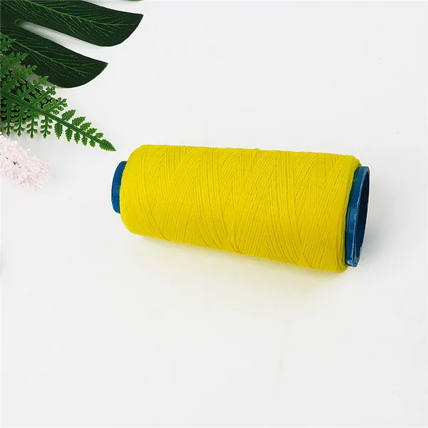 1 шт., 300 м, многоцветная нейлоновая эластичная нить, машинная швейная нить для вышивки, ручной Шелковый цветок, Швейные аксессуары - Цвет: Yellow
