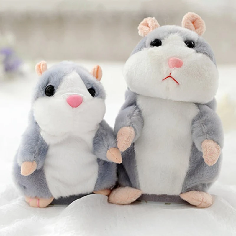 Vibration Nod Hamster Plush Toys Mouse Pet Plush Hamster Stuffed Toys Doll Children Kids