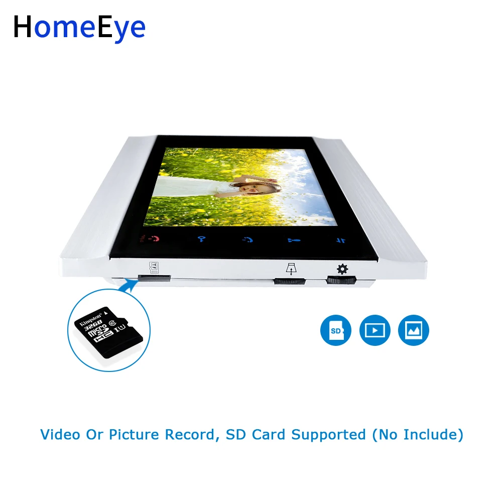 HomeEye 7 ''Видео дверной телефон видео звонок 1200TVL домашняя система контроля