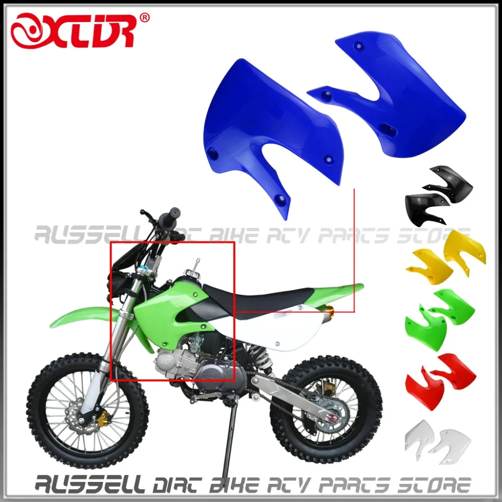 Replacement WHITE Color Plastic Fairings Fender Kit for Dirtbikes Compatible with 2002-2009 Suzuki DRZ110 DRZ 110 and Kawasaki KX65 KX 65 KLX110 KLX110
