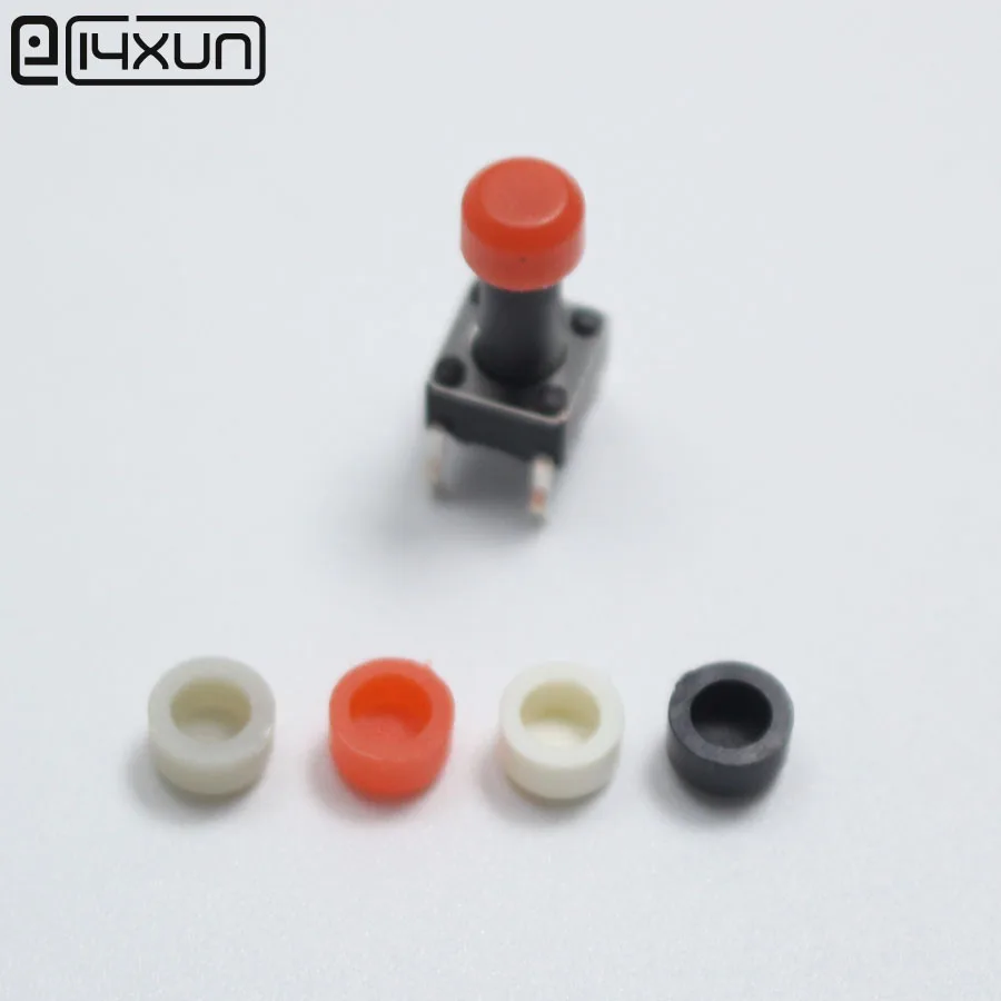 25Pcs Tactile Push Button Switch Cap 6mm Applies to 6*6 Self locking