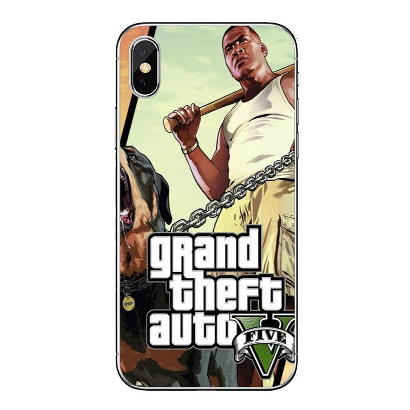 GTA 5 Grand Theft мультфильм для Samsung Galaxy J8 J6 J5 J4 J3 J2 Plus Prime pro 2016 2017 2018 чехол мягкий телефона