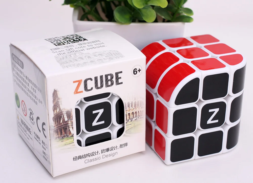 Z cube 3x3x3 Penrose cube Curve Cubo 3x3 56 мм магический куб головоломка скорость профессионального обучения Обучающие кубики magicos детские игрушки