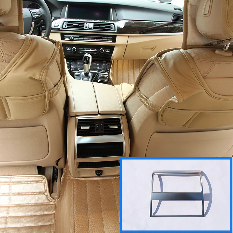 Для BMW 5 Series f10 520 525 2011-2017 ABS хромированный внутренний аксессуар задний Кондиционер