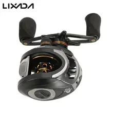 Lixada Рыболовная катушка для приманки 6,3: 1 Передаточное отношение Рыболовная катушка для приманки правая/Левая рука Приманка 10+ 1 Шариковые подшипники литейная катушка