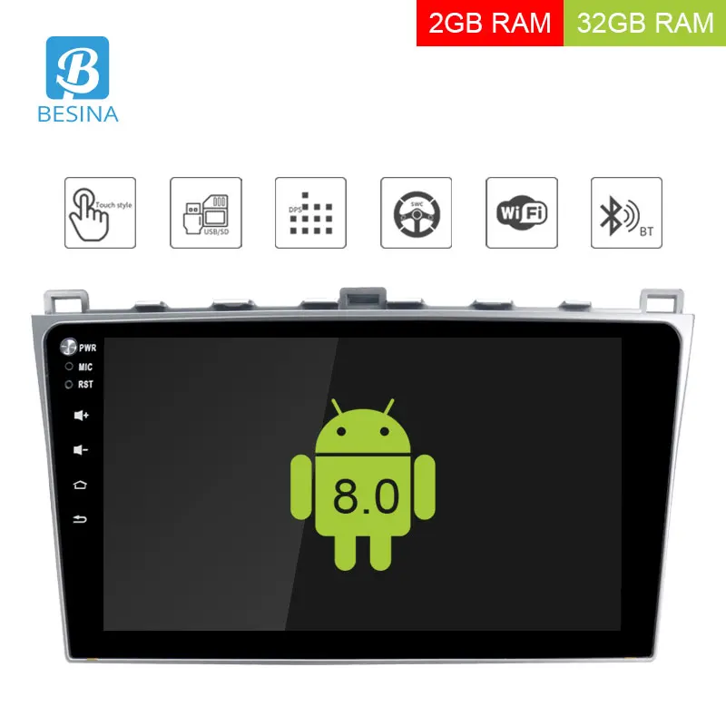 Besina 10 1 inch Android 8 0 font b Car b font multimedia Player For MAZDA