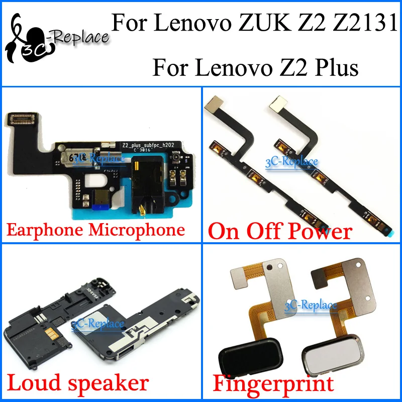 Для lenovo ZUK Z2/Z2 Plus наушники аудио сенсор разъем для наушников Вибрационный микрофон громкий динамик Вкл/Выкл Объем питания гибкий кабель