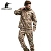 Camouflage military uniform, winter thermal fleece tactical clothes, U.s. army military clothing ► Photo 3/6