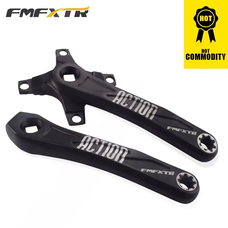 

FMFXTR Bicycle Square Hole Crank 104BCD 170mm Aluminum Alloy Mountain Bike Single Chianring Chain Wheel Modification Accessories