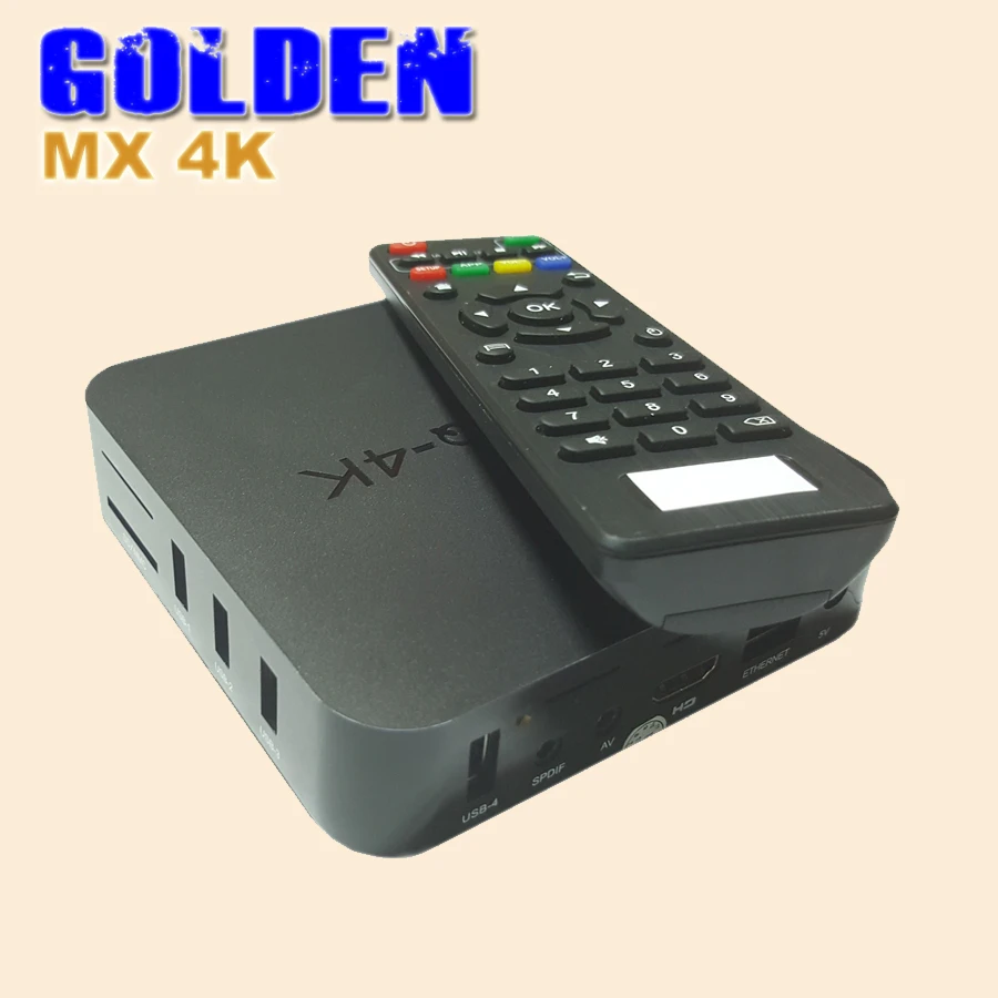 1 шт. MX 4 К RK3229 Smart ТВ Box для Android 4,4 1 г/8 г H.264/H.265 10Bit WI-FI LAN 16,0 HD DLNA AirPlay MX