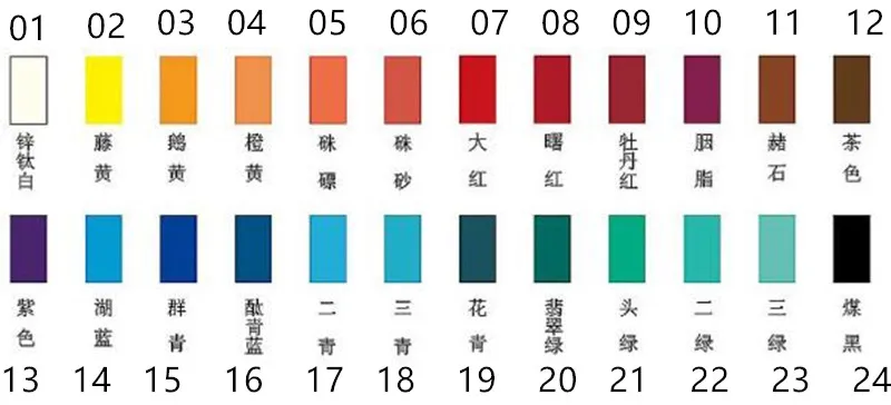 12 мл 12/18 цветов китайская живопись краски акварельные краски в наборе улучшенный продукт не легко выцветает