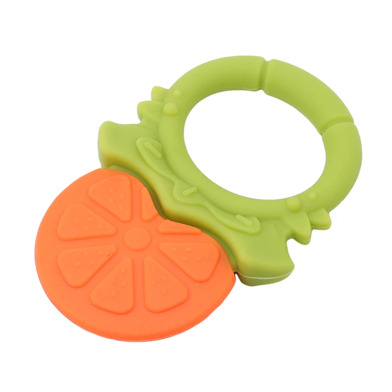 Пищевой силиконовый Прорезыватель для зубов в виде фруктов, детские жевательные игрушки с зубами, Детские Прорезыватели для зубов