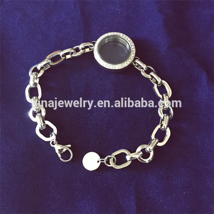 hot new products for 2015 Stainless Steel Chain Bracelet with charms