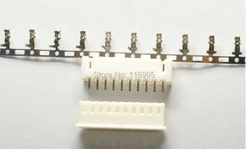 

Free shipping 50sets XH 10Pin (plug straight+shell+terminal) Xh2.54mm plug straight needle terminal