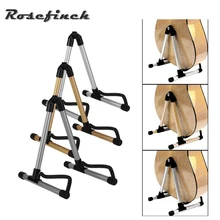 Aleación de alta calidad guitarra soporte Universal plegable a-frame guitarra eléctrica acústica soporte de suelo accesorios GP16