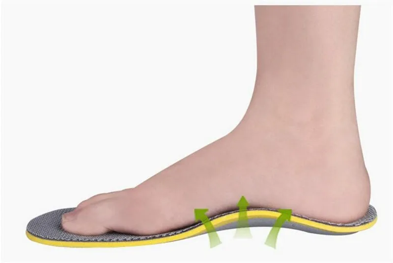 Xmistuo 3D удобные ортопедические стельки Плоскостопие Стельки ортопедические Стельки для Обувь вставить арки Поддержка площадку для