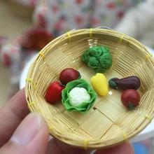 1:12 кукольный домик Миниатюрные Мини овощи аксессуары для кукол игрушки матч для леса животных коллекционный подарок