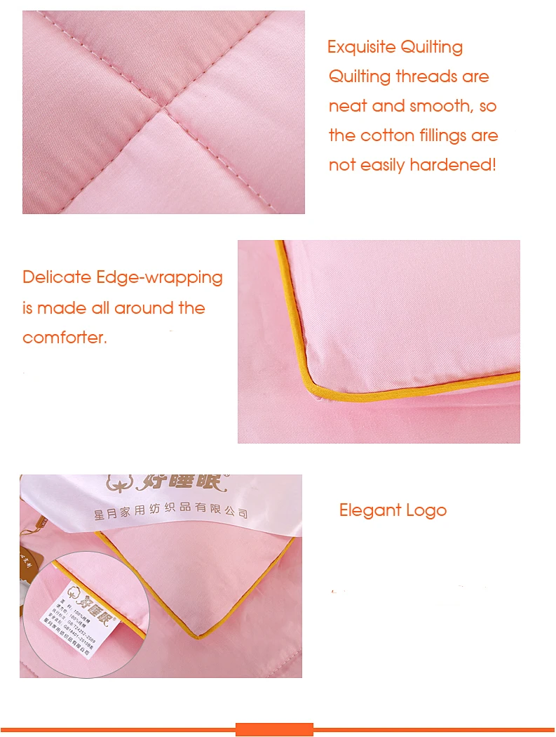 100% Natural Cotton Quilted Comforters 16