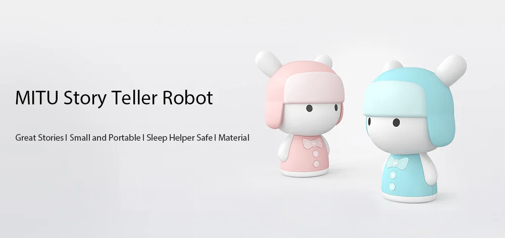 Оригинальная Xiaomi mi игрушка-робот TU Intelligent Story Teller 8GB mi ni Robot speaker Xiaomi mi фигурка робота подарок на день рождения для детей