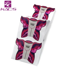 2016 New 100pcs/Roll Butterfly shape design nail forms pretty nail art form for acrylic nail forms high-quality nail form F00056