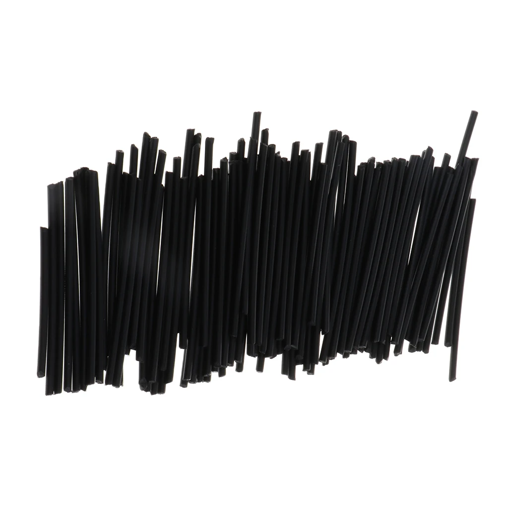 100 pcs ABS Plastic Guitar Side Dot Markers Rods Fretboard Position Marker Inlay Dots Black Guitar Accessories