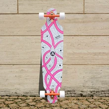 KOSTON pro longboard completes, 40inch drop through style long skateboard completed set for cruising purpose